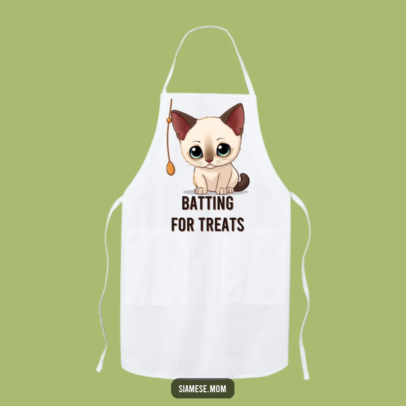 Funny Siamese Cat Apron: Cook Up Laughs in the Kitchen - Chef's Funny Gift!