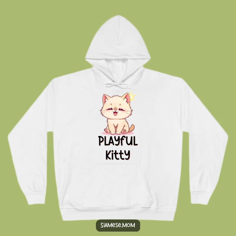 Funny Kawaii Siamese Cat Hoodie - Cozy Playfulness for Cat Lovers!
