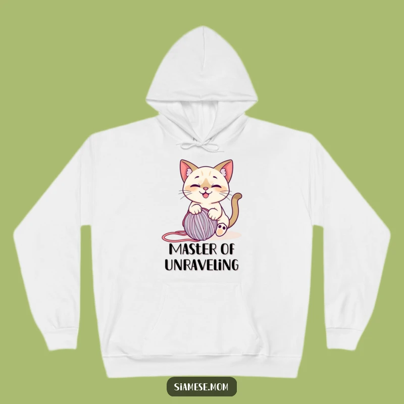 Funny Siamese Cat Hoodie: Cozy & Creative - Perfect Funny Gift!