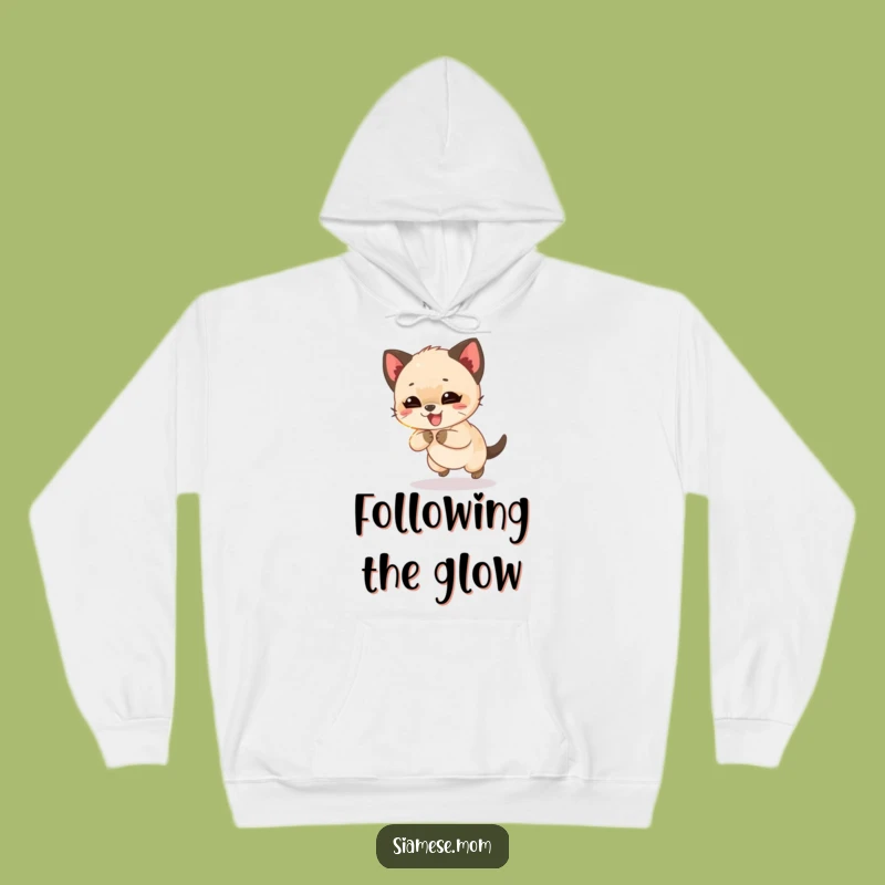 Funny Siamese Cub Hoodie: Giggling Kitten Cozy Fun Gift
