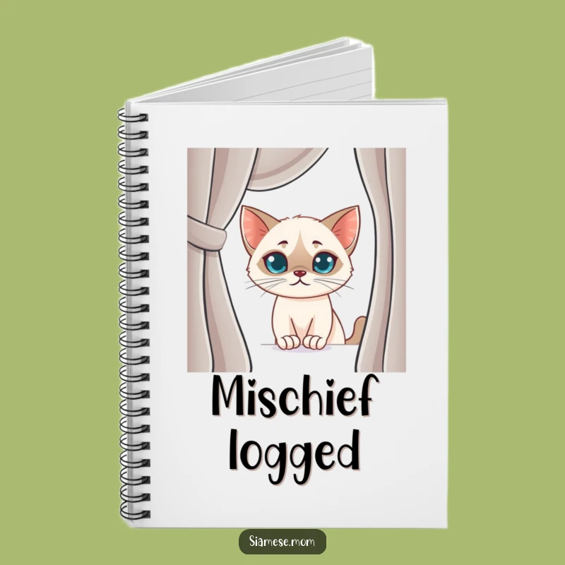 Funny Siamese Cat Notebook: Jot Down Mischievous Ideas with Flair