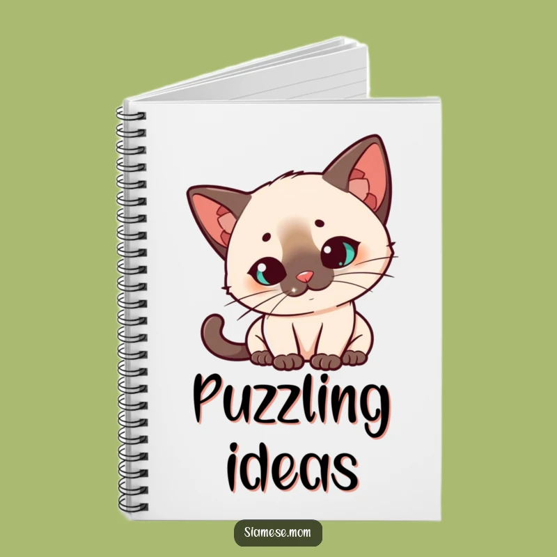 Funny Kawaii Siamese Cat Notebook: Journal Your Quests, Creative Funny Gift!