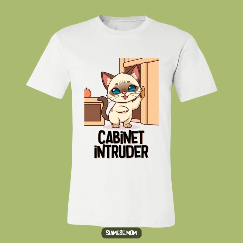 Funny Kawaii Siamese Cat T-Shirt - Mischief Maker Graphic Tee!